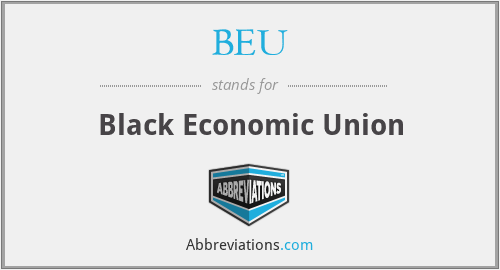 BEU - Black Economic Union
