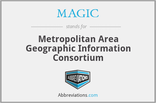 MAGIC - Metropolitan Area Geographic Information Consortium