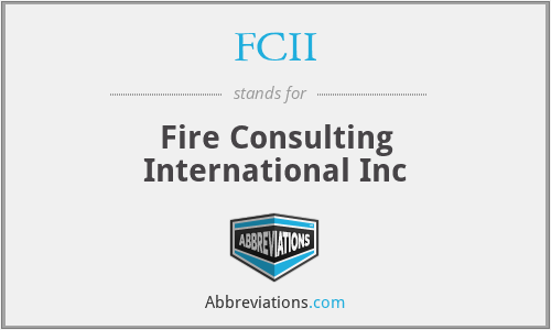 FCII - Fire Consulting International Inc
