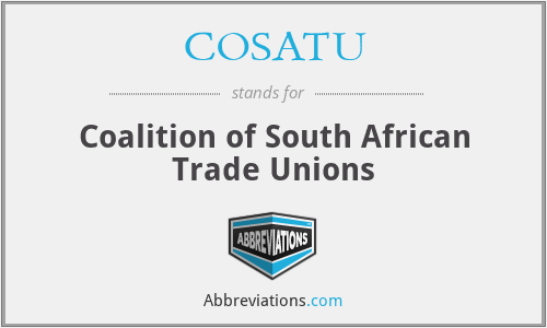 COSATU - Coalition of South African Trade Unions