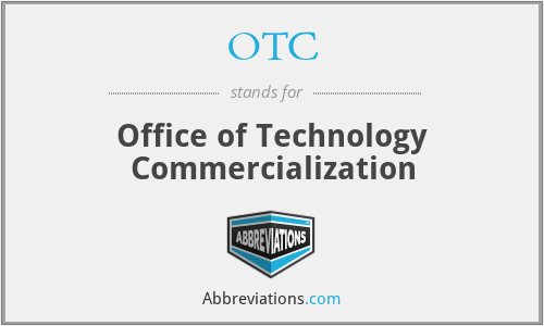 OTC - Office of Technology Commercialization