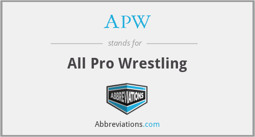 APW - All Pro Wrestling