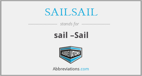 SAILSAIL - sail –Sail