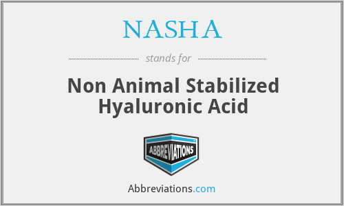 NASHA - Non Animal Stabilized Hyaluronic Acid