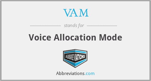 VAM - Voice Allocation Mode