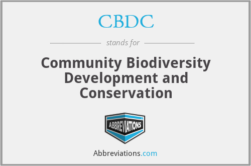 CBDC - Community Biodiversity Development and Conservation