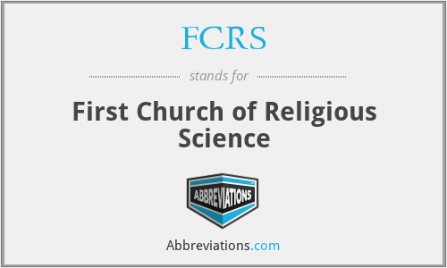 FCRS - First Church of Religious Science