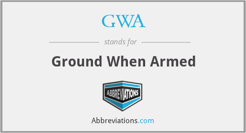 GWA - Ground When Armed