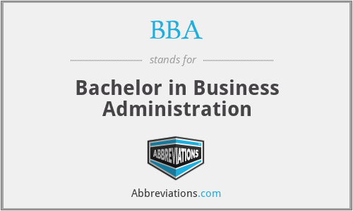 BBA - Bachelor in Business Administration