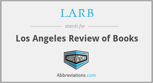 LARB - Los Angeles Review of Books