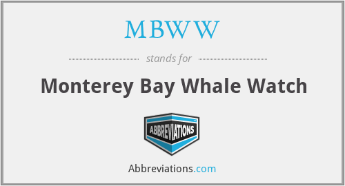 MBWW - Monterey Bay Whale Watch
