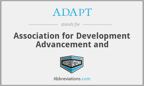 ADAPT - Association for Development Advancement and