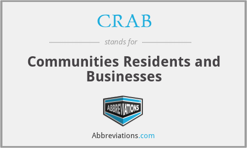 CRAB - Communities Residents and Businesses
