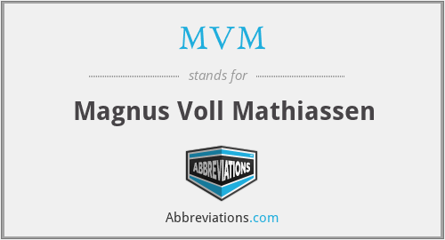 MVM - Magnus Voll Mathiassen