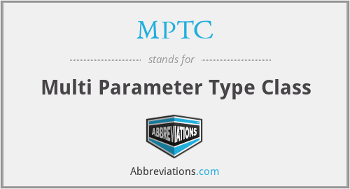 MPTC - Multi Parameter Type Class