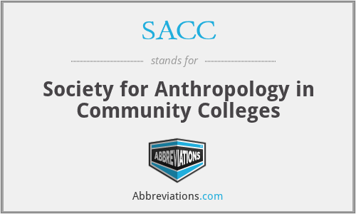 SACC - Society for Anthropology in Community Colleges