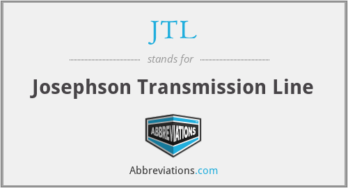 JTL - Josephson Transmission Line