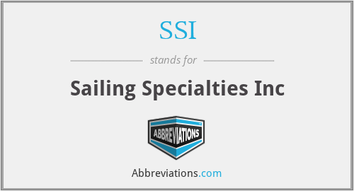 SSI - Sailing Specialties Inc