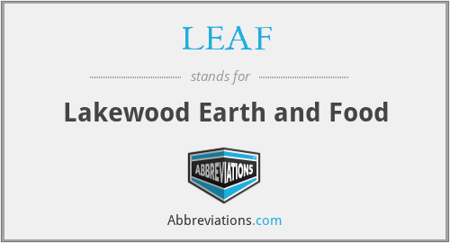 LEAF - Lakewood Earth and Food
