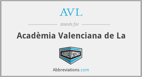 AVL - Acadèmia Valenciana de La