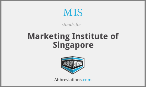 MIS - Marketing Institute of Singapore