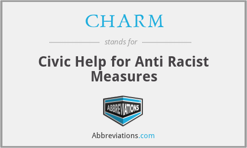 CHARM - Civic Help for Anti Racist Measures