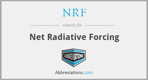 NRF - Net Radiative Forcing