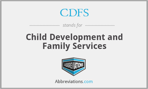 CDFS - Child Development and Family Services
