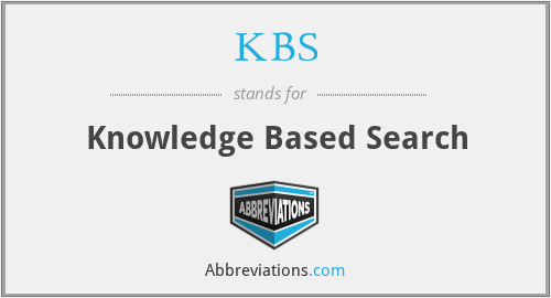 KBS - Knowledge Based Search