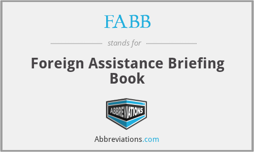 FABB - Foreign Assistance Briefing Book