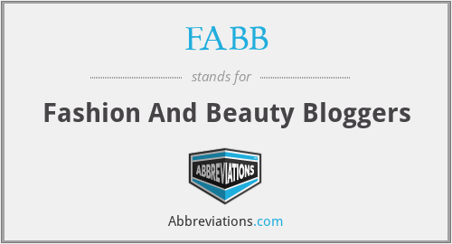 FABB - Fashion And Beauty Bloggers