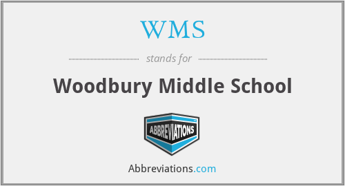 WMS - Woodbury Middle School