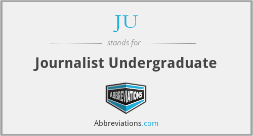 JU - Journalist Undergraduate