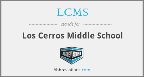 LCMS - Los Cerros Middle School