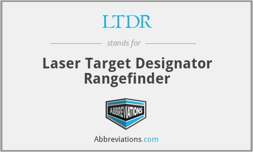 LTDR - Laser Target Designator Rangefinder