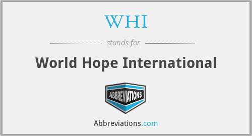 WHI - World Hope International