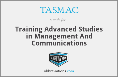 TASMAC - Training Advanced Studies in Management And Communications