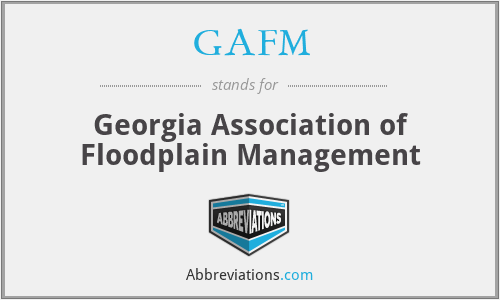 GAFM - Georgia Association of Floodplain Management
