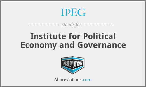 IPEG - Institute for Political Economy and Governance