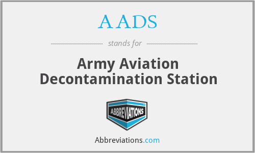 AADS - Army Aviation Decontamination Station