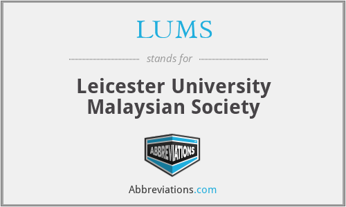 LUMS - Leicester University Malaysian Society