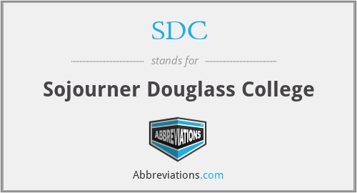 SDC - Sojourner Douglass College