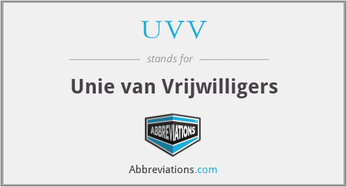 UVV - Unie van Vrijwilligers