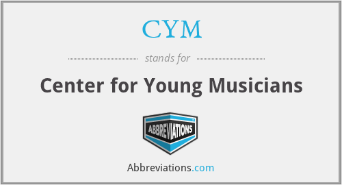 CYM - Center for Young Musicians