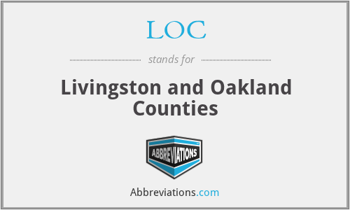 LOC - Livingston and Oakland Counties