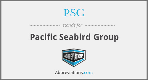 PSG - Pacific Seabird Group
