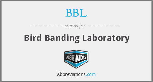 BBL - Bird Banding Laboratory