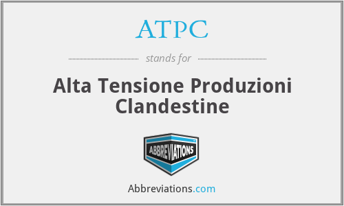 ATPC - Alta Tensione Produzioni Clandestine