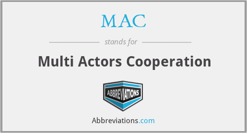 MAC - Multi Actors Cooperation