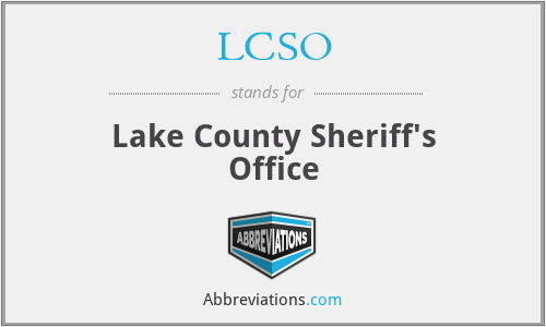 LCSO - Lake County Sheriff's Office
